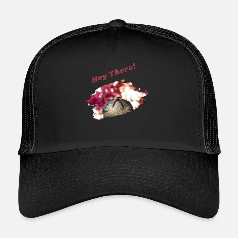 Hey there Katze Katzenspruch Britisch Kurzhaar Fun Trucker Cap