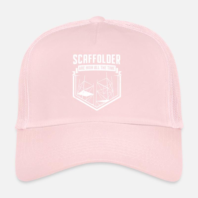 Scaffolding Builder Gift Work Occupation Construction Worker Job Trucker Cap