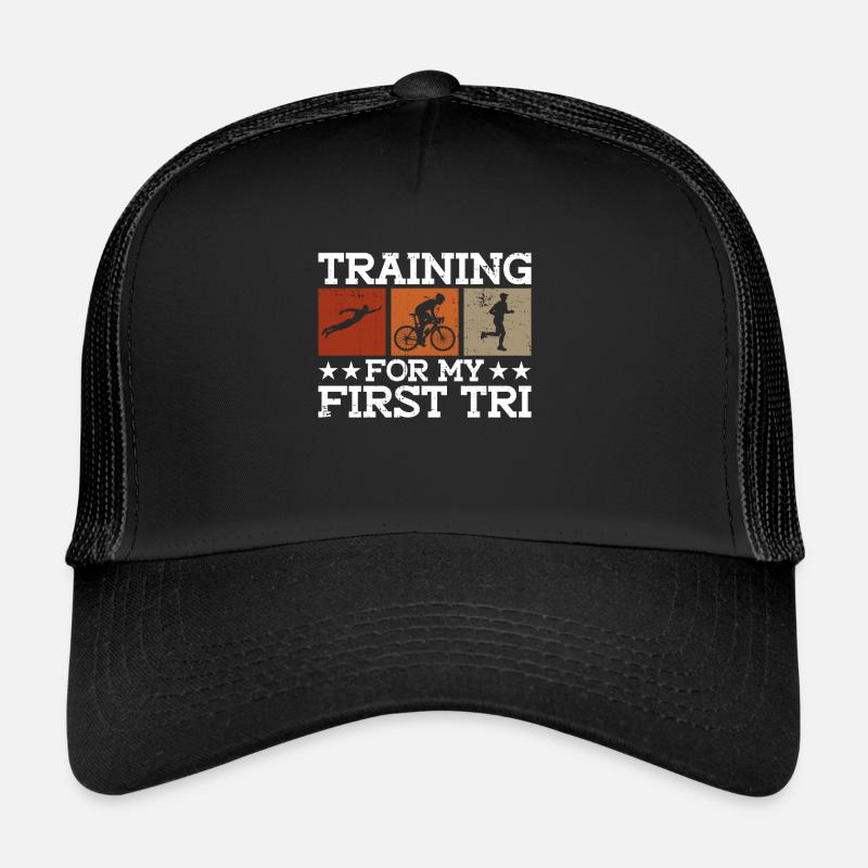 Entraînement pour mon premier Tri - Triathlon Casquette trucker 