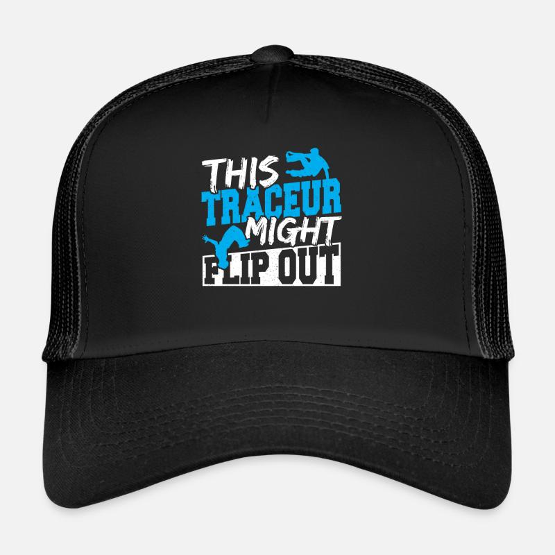 This Traceur Might Flip Out Freerunning Parkour Trucker Cap
