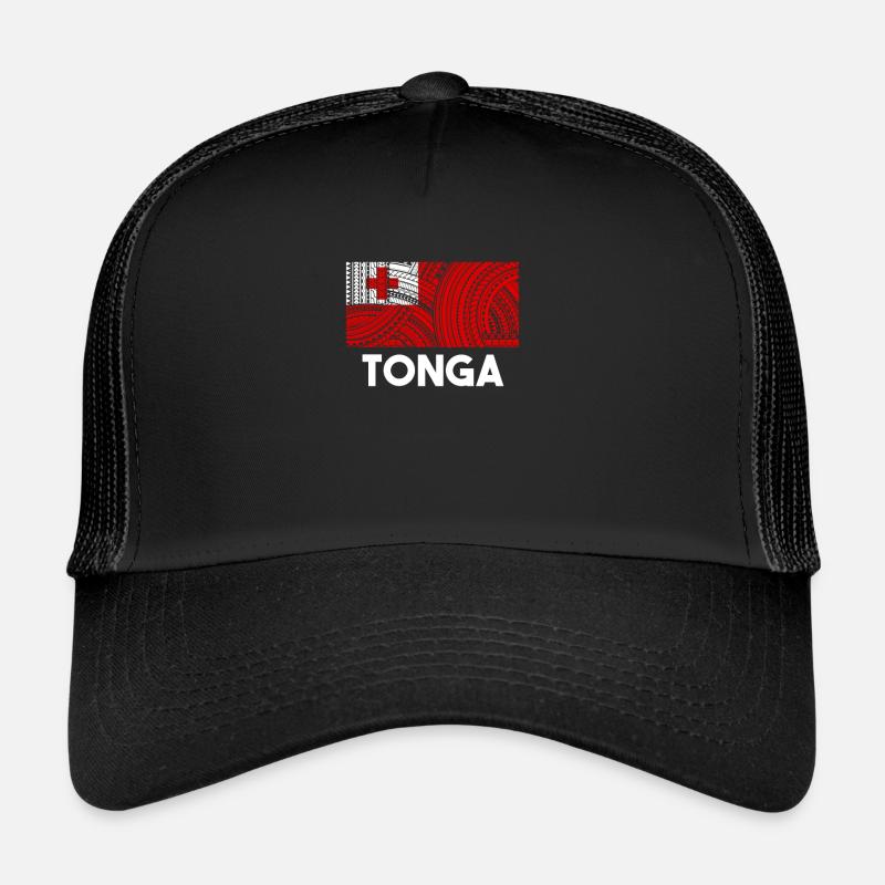 tonga flag, polynesian tonga Trucker Cap