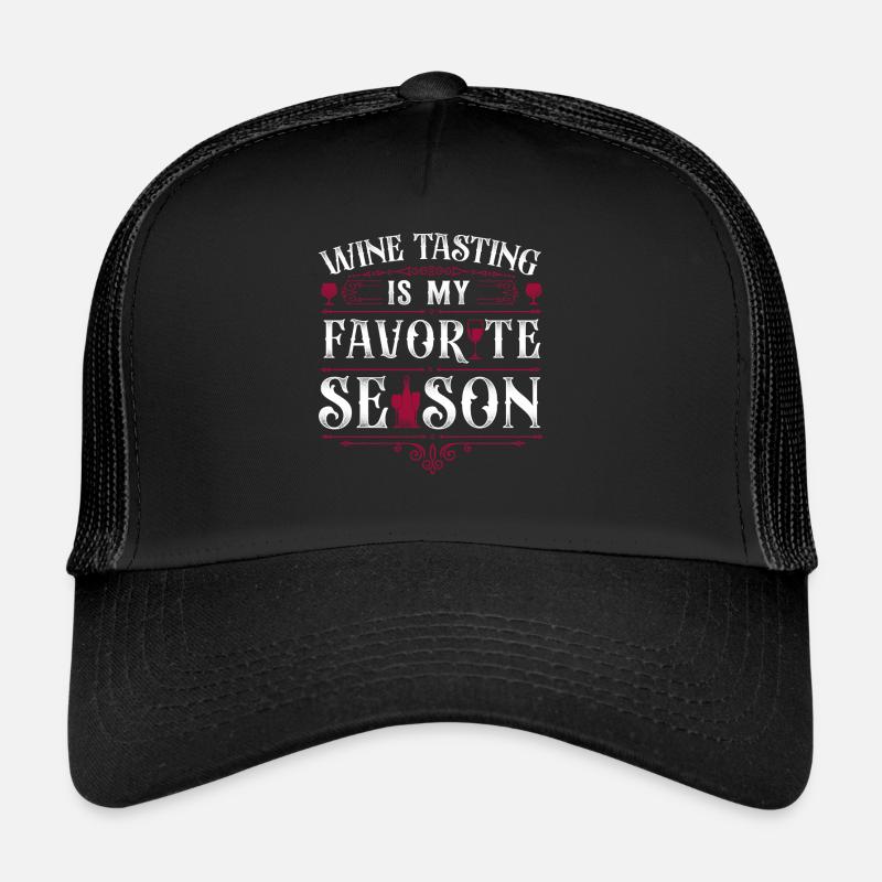 Dégustation de vin de sommelier Casquette trucker 