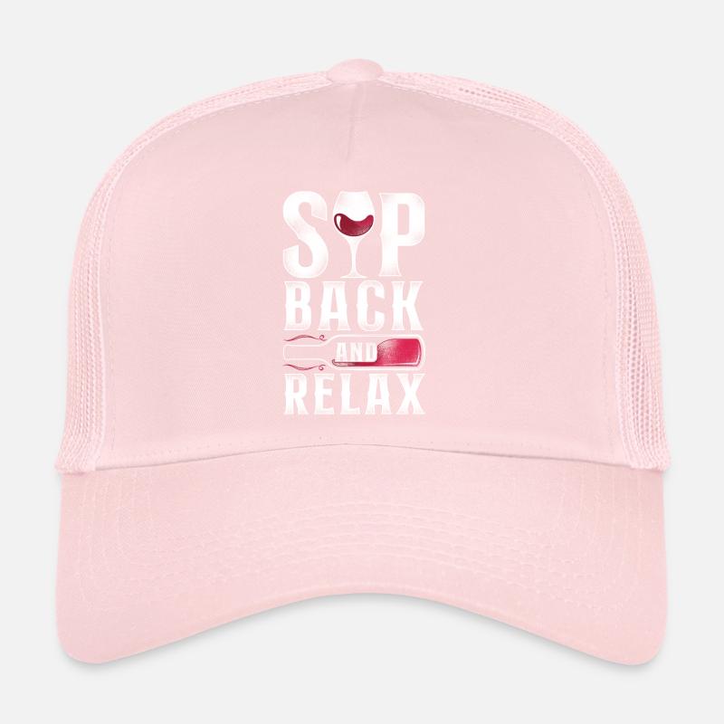 Dégustation de vin de sommelier Casquette trucker 