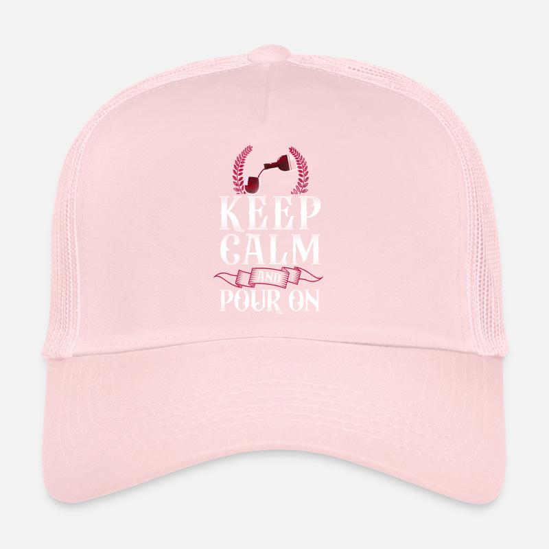 Dégustation de vin de sommelier Casquette trucker 