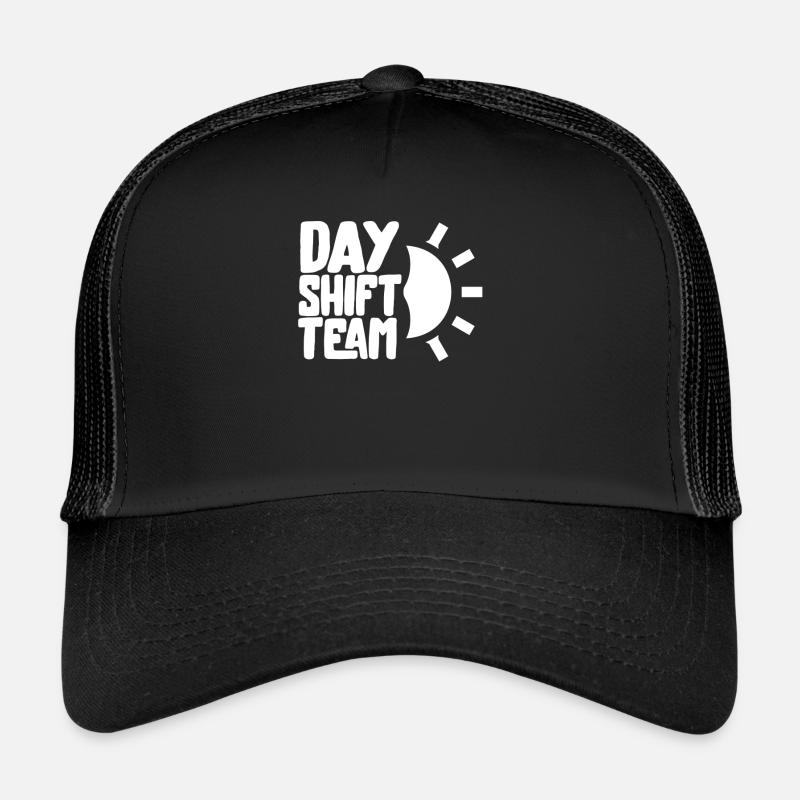 Team Der Tagesschicht Schichtdienst Tagschicht Trucker Cap