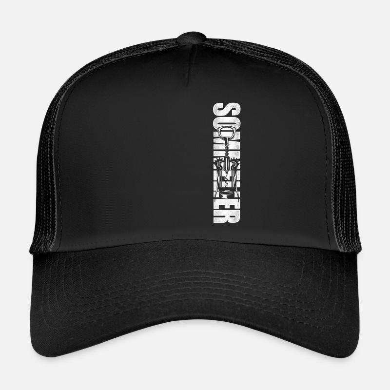 Dégustation de vin de sommelier Casquette trucker 