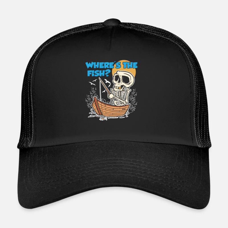 Où est le poisson? Pêcheurs Pêcheurs Pêcheur Pêcheur Casquette trucker 
