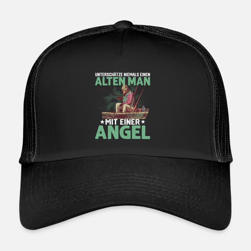 Never underestimate an old man with an Ang Trucker Cap