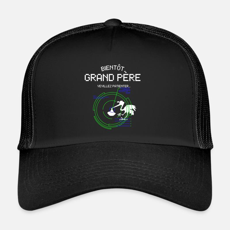 Bientôt Grand Père Pour Futur Papy Naissance Bébé Trucker Cap