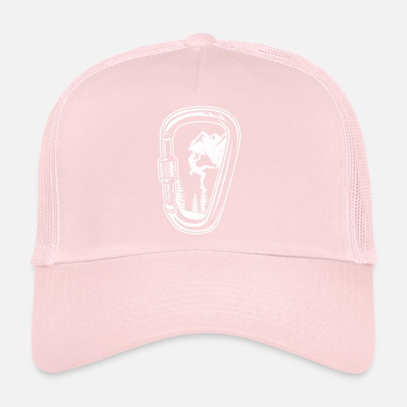 Klettern Boulder Berge Karabiner Klettern Geschenk Trucker Cap