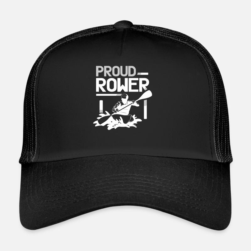 Proud Rower Rowing Boat Rowing Rowing Rowing Rowing Trucker Cap