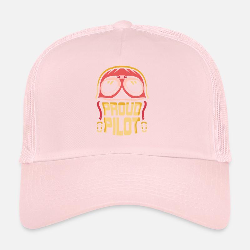 Fier pilote avion léger petit avion jet Casquette trucker 
