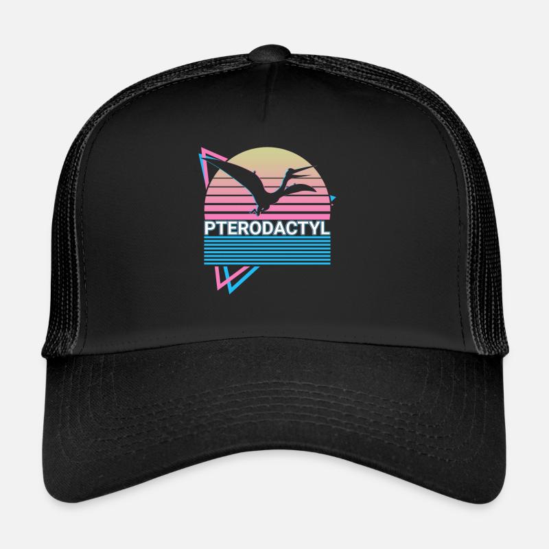Pterodactyl Pterosaurier Dinosaurier Retro Trucker Cap