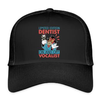 Limited Edition Dentist On And Off Vocalist - Funn - Trucker Cap - black/black - Front
