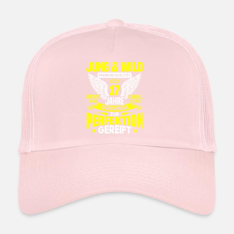 17 Jahre Jung & Wild 17. Geburtstag Geschenk Trucker Cap