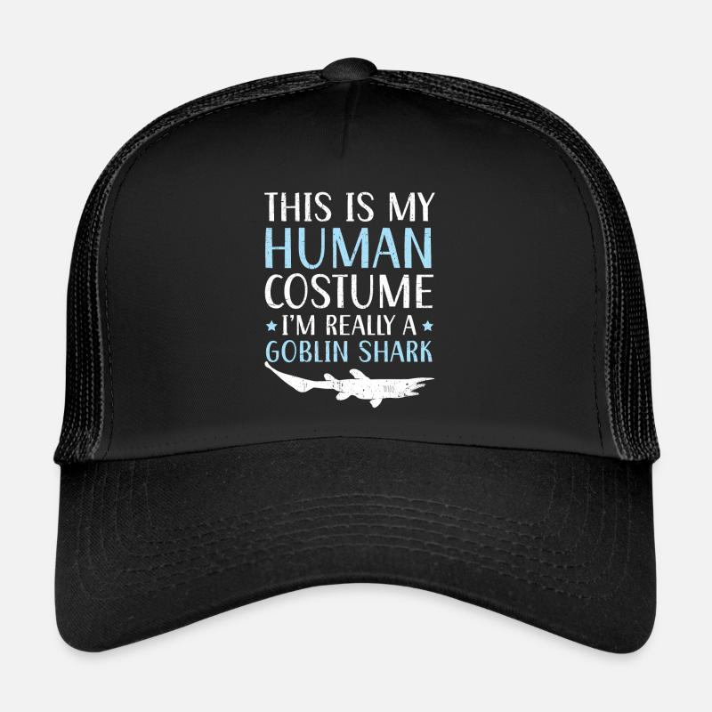 Ich bin wirklich ein Goblin Shark Animal Marine Biologe Trucker Cap