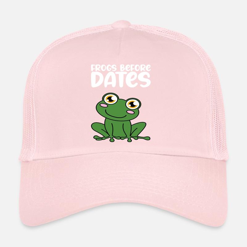 Des grenouilles devant les données Casquette trucker 