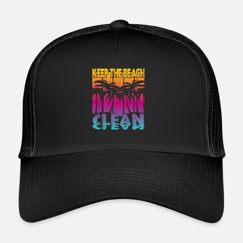 Gardez la plage propre Casquette trucker 