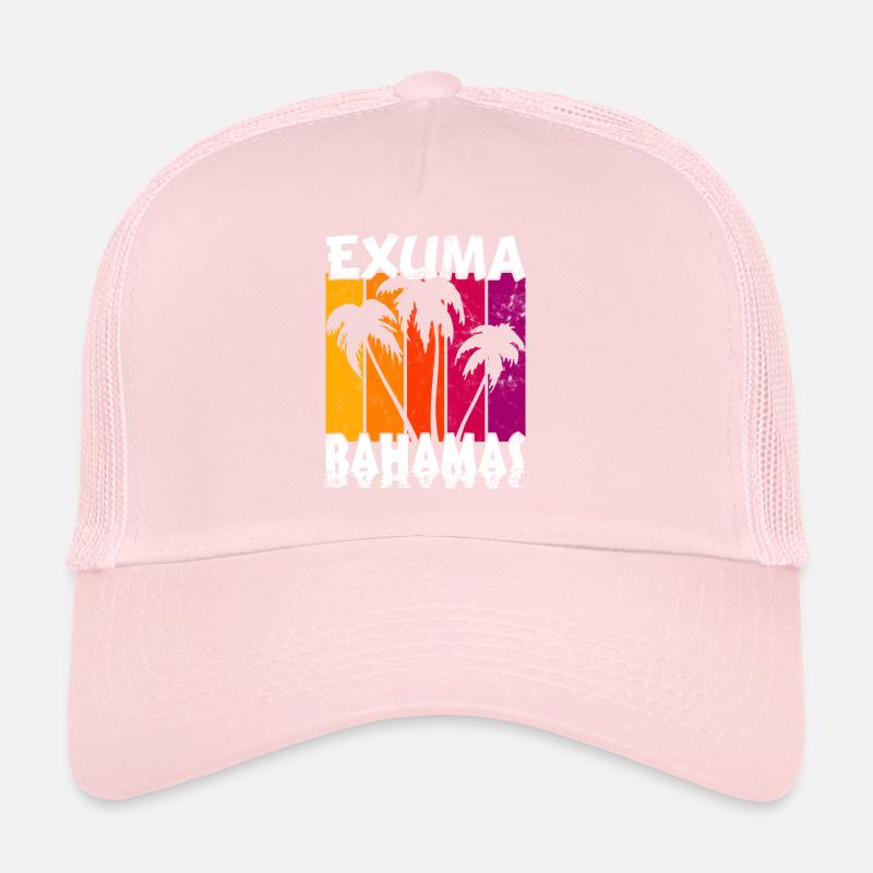 Vintage Exuma Bahamas Sunset Trucker Cap