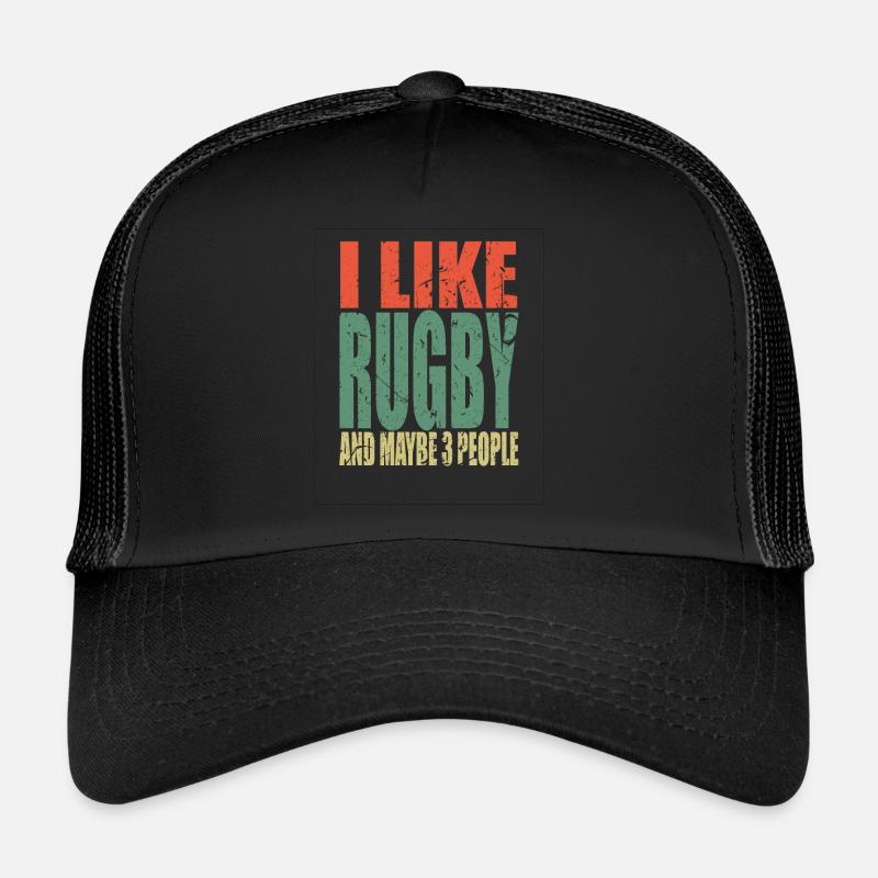 Rugby drôle Casquette trucker 