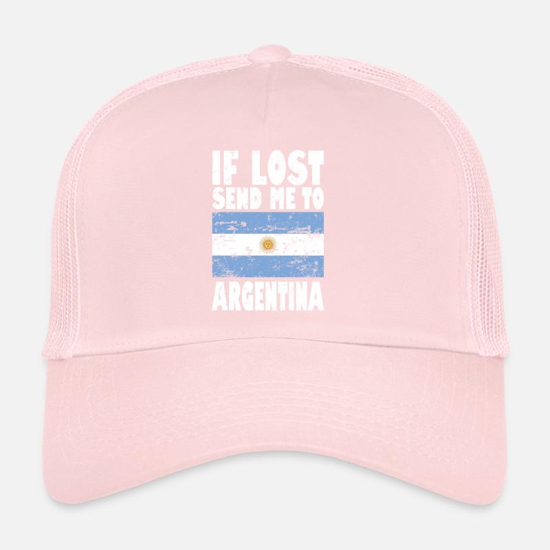 Drapeau de l’Argentine Casquette trucker 