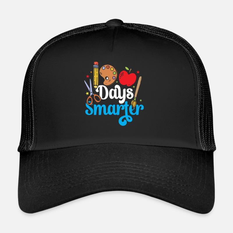 100 jours Smart Funny Team Dictons doux Casquette trucker 