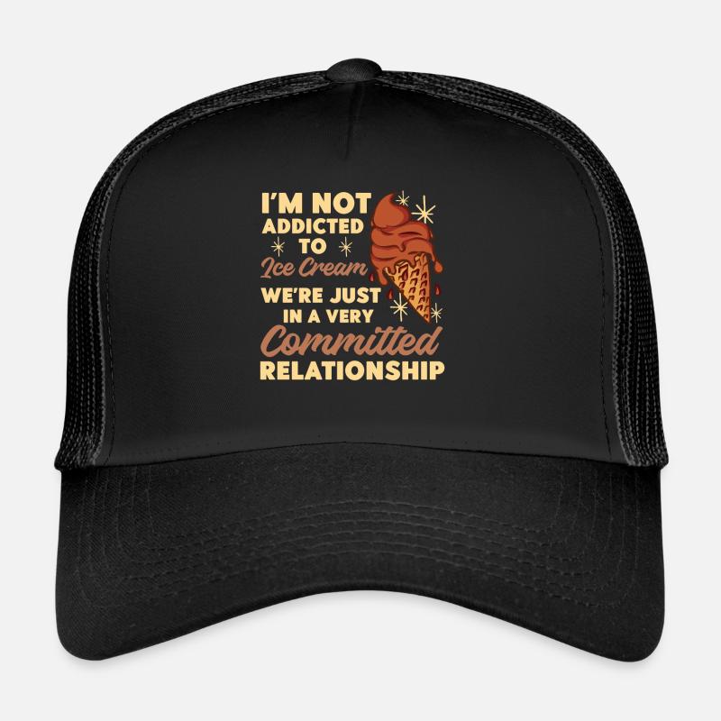 Cône de crème glacée auquel je ne suis pas accro Casquette trucker 