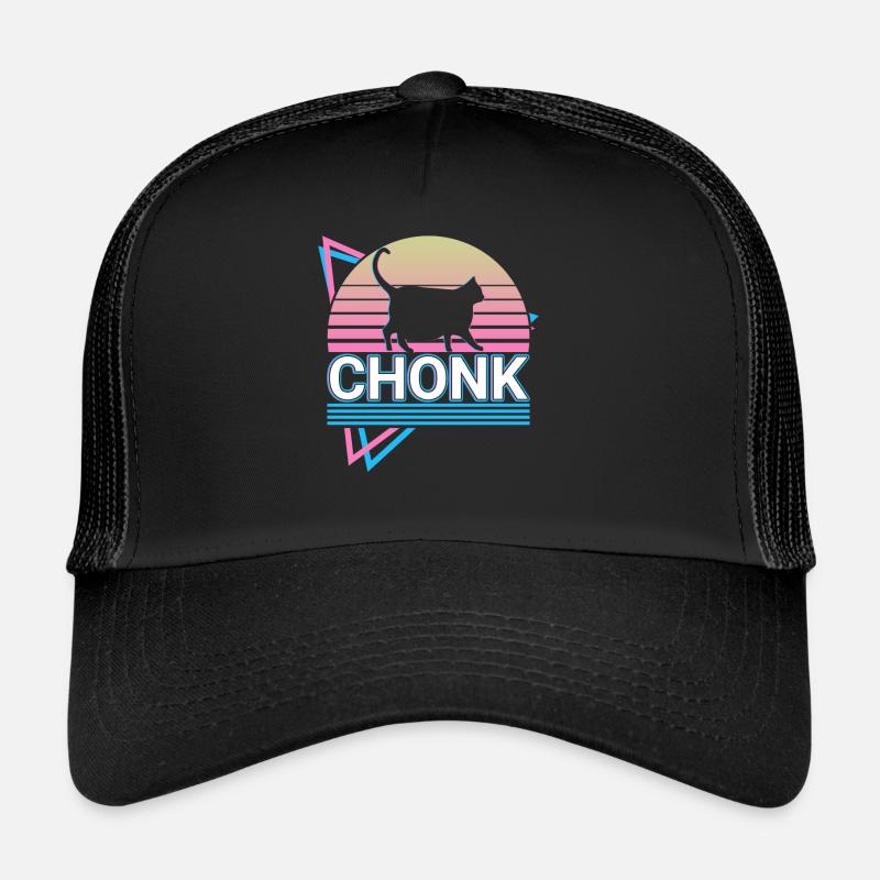 Chonk Cat Retro Trucker Cap