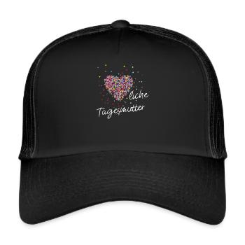 Childminder Childcare Kita Kiga - Trucker Cap - black/black - Front