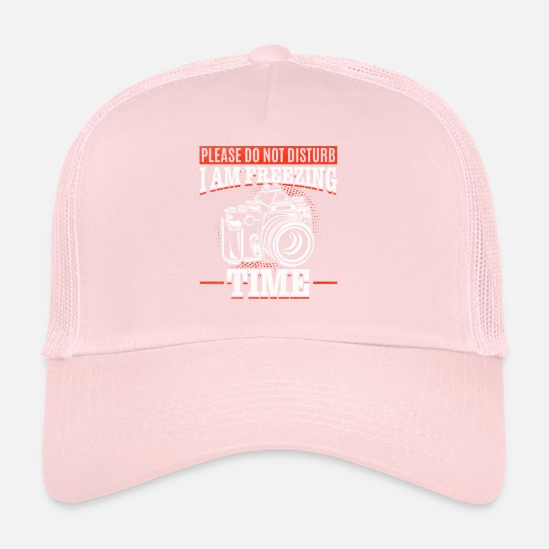 Please Do Not Disturb I Am Freezing Time — Trucker Cap