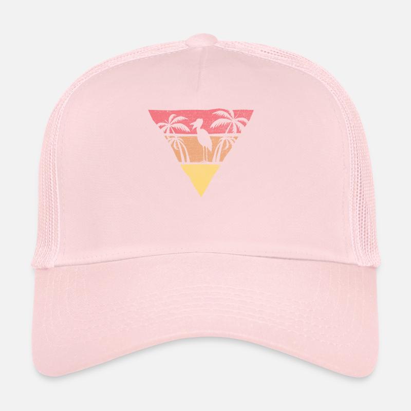Retro Schuhschnabel Storch Vogel Flüsterer Walkopf Trucker Cap