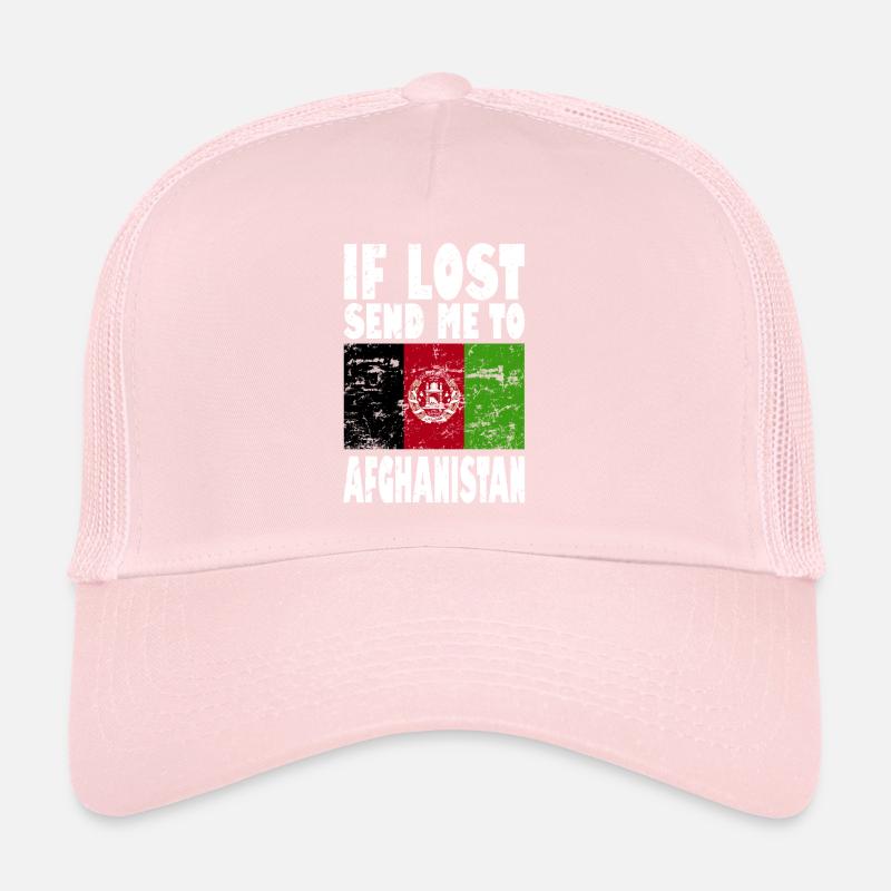Slogan du drapeau afghan Casquette trucker 