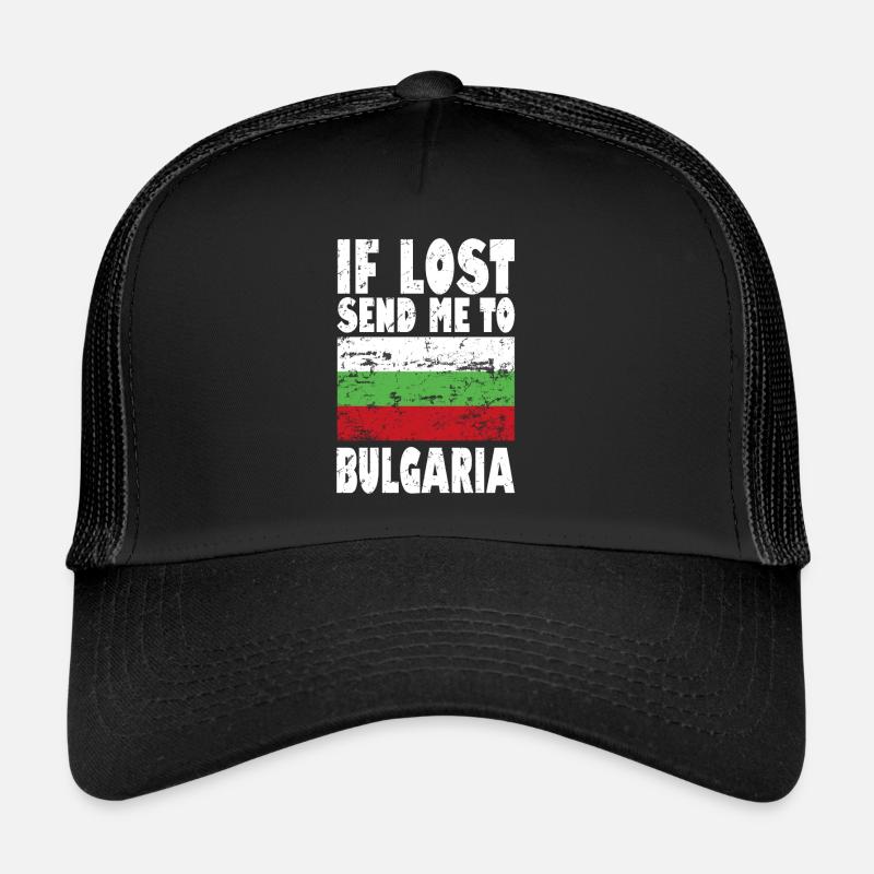 Bulgaria Flag Saying Trucker Cap