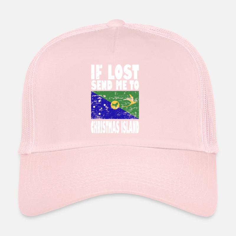 Drapeau de l’île Christmas Casquette trucker 