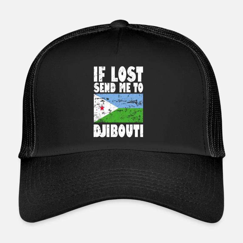 Drapeau de Djibouti Casquette trucker 