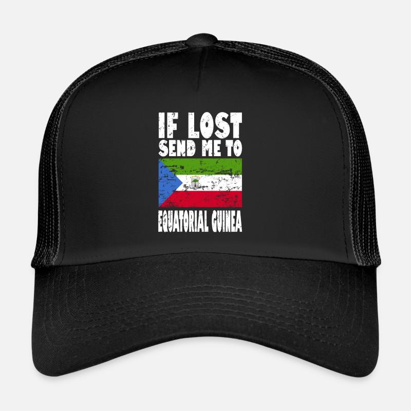 Equatorial Guinea Flag Saying Trucker Cap