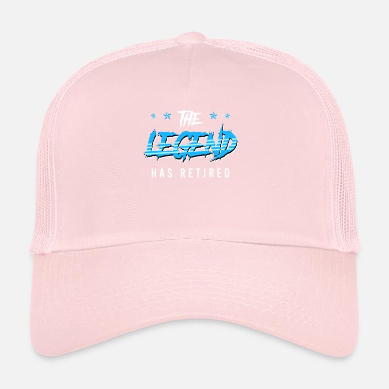 The Legend has retired Rentner Ruhestand Trucker Cap