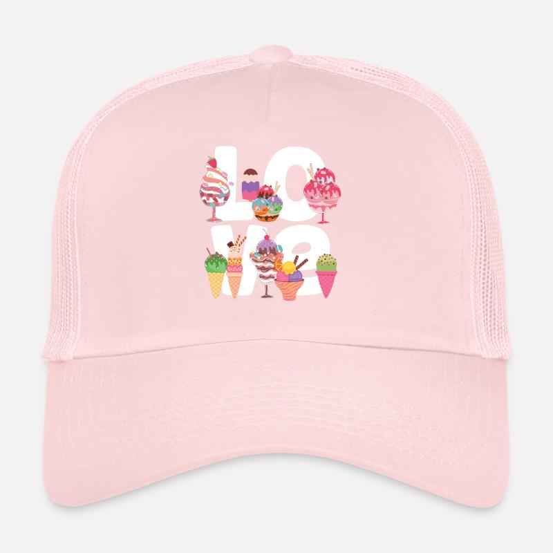 Ice Cream Cone Popsicle Love Trucker Cap