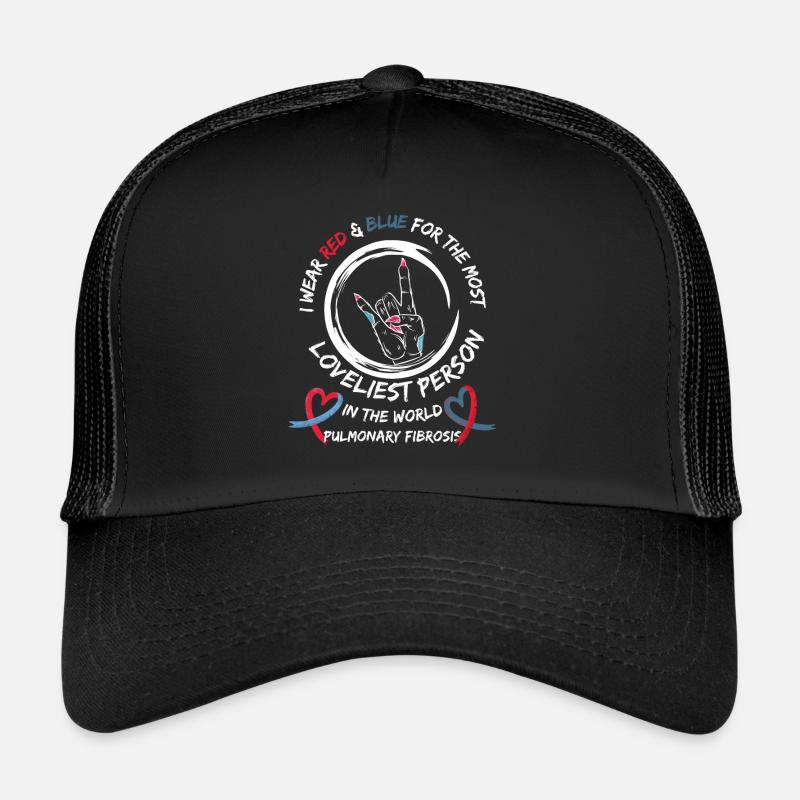 Lungenfibrose ILD Warriors Bewusstsein Trucker Cap