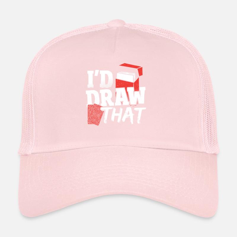 Conception de jeu de cartes à collectionner pour une carte à collectionner Casquette trucker 