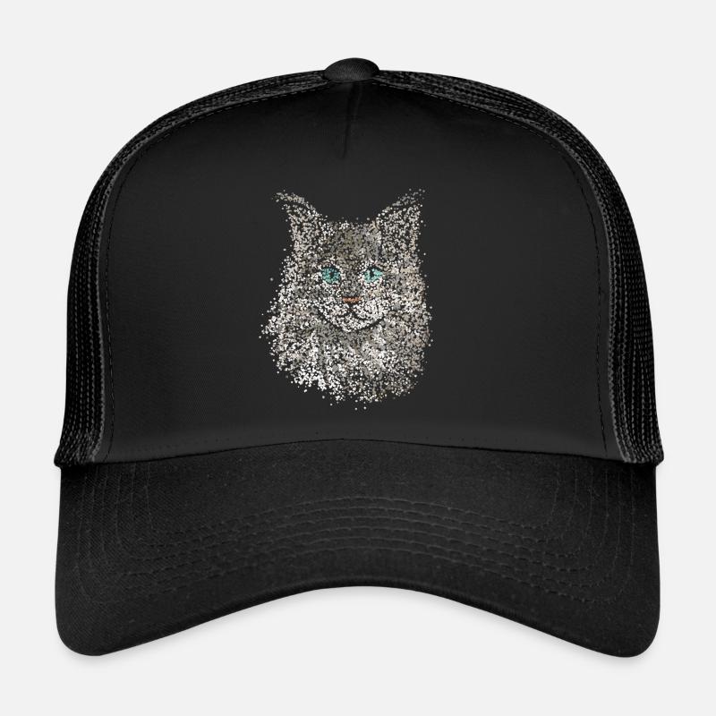 Forêt Sibérien Chat Chats Propriétaire de Chat Casquette trucker 