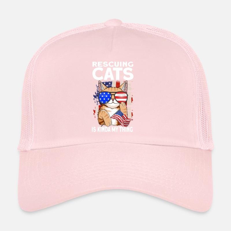 cat save shelter cats gift Trucker Cap
