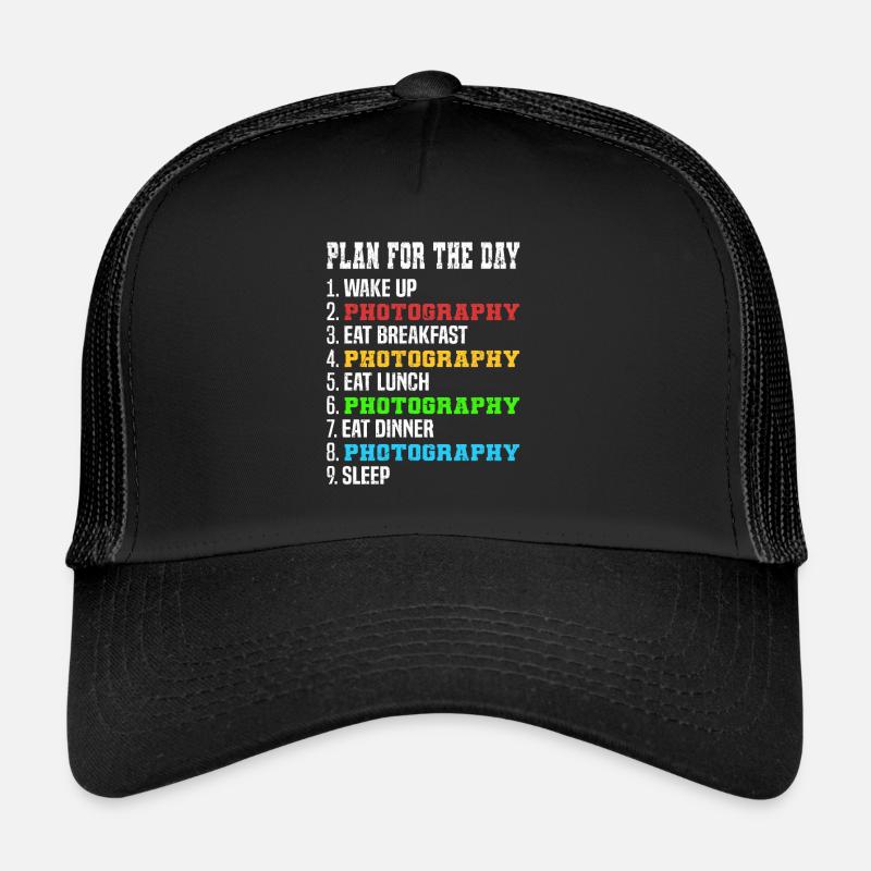Plan du photographe pour la journée Casquette trucker 