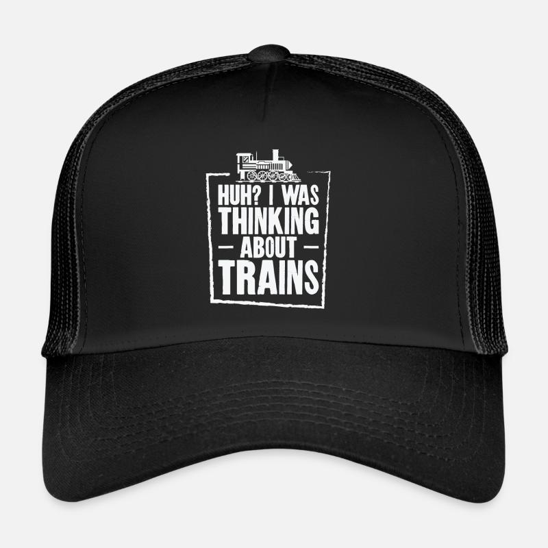 Train Locomotive Transportation Train Enthusiasts Trucker Cap