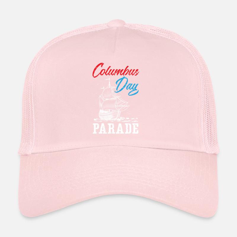 Columbus Day Parade Christopher Columbus Navigator Trucker Cap