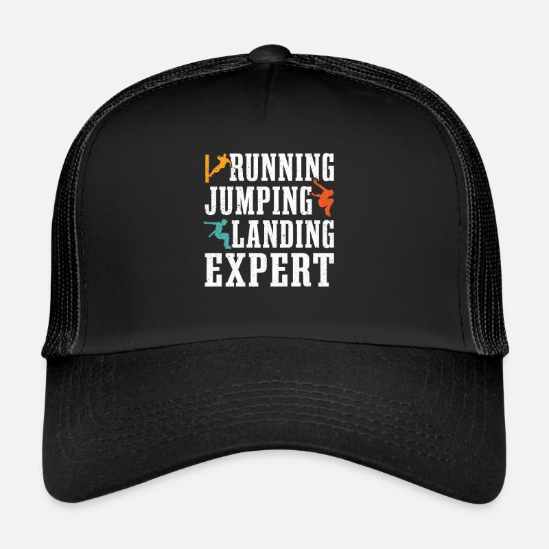 Running Jumping Landing Expert Free Runner Casquette trucker 