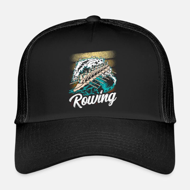 Rowing Rowing Rowing Rowing Boat Rowing Rower Trucker Cap
