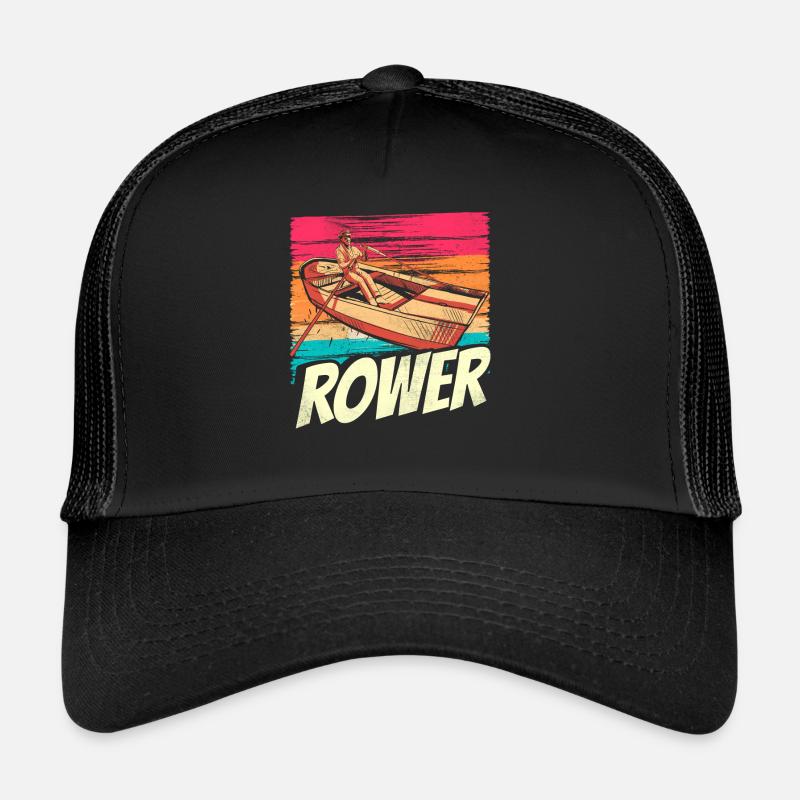 Rowing Rowing Boat Rowing Rowing Rowing Rowing Trucker Cap