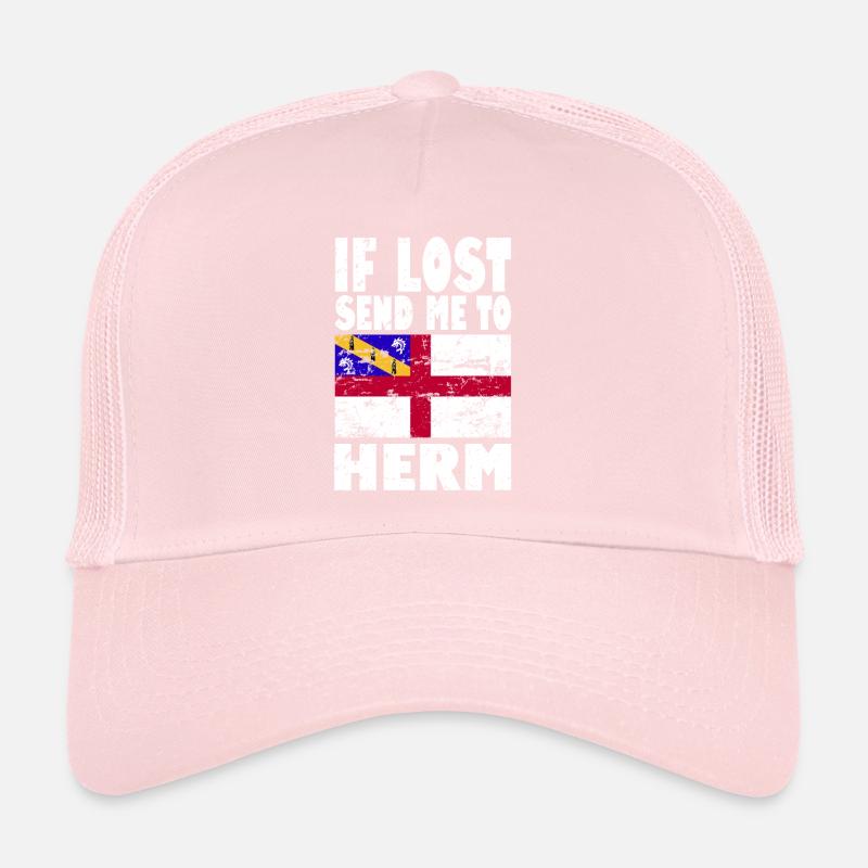 Drapeau Herm Disant Casquette trucker 