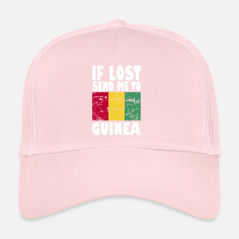 Guinea Flagge Spruch Trucker Cap